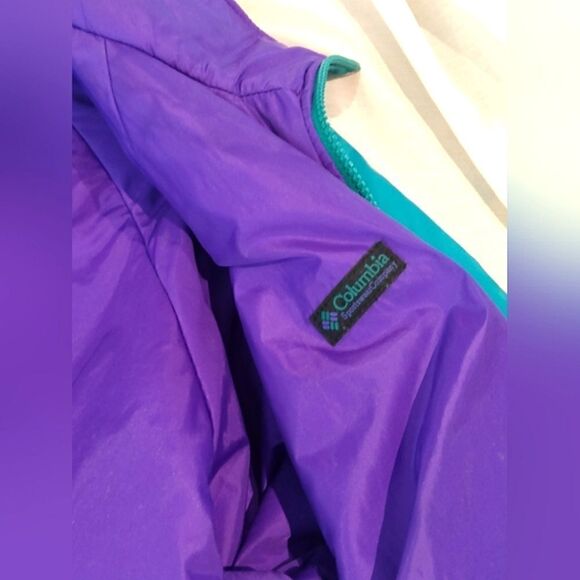 Columbia Reversible Spring & Fall Windbreaker Jacket SZ medium - Large Vintage - Picture 11 of 16